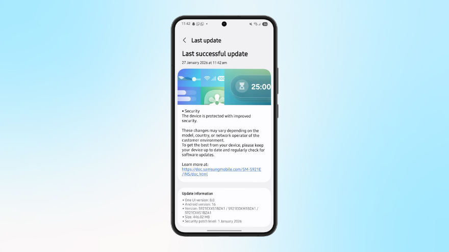 Bản vá tháng 1 đã có mặt trên dòng Galaxy S23