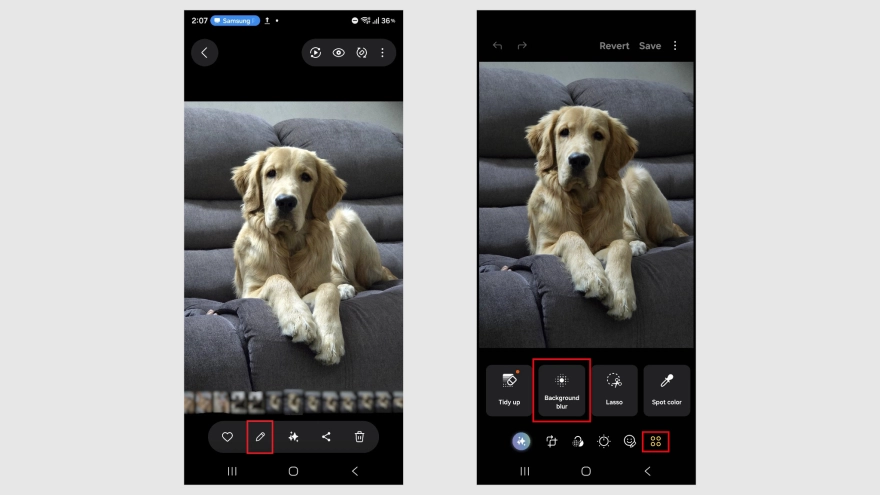 Cách chỉnh mờ ảnh mới trên One UI 8.5
