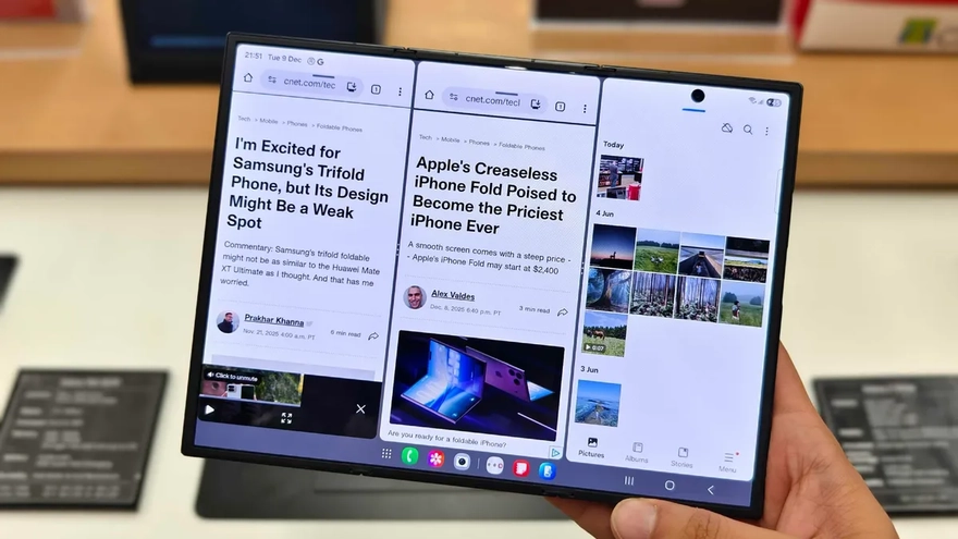 Galaxy Z TriFold giá 70 triệu cháy hàng sau 1 phút mở bán?