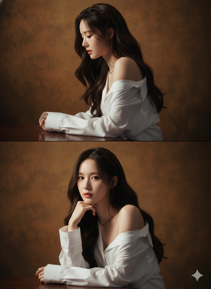 Câu lệnh Gemini tạo ảnh cho nàng yêu thích màu trắng