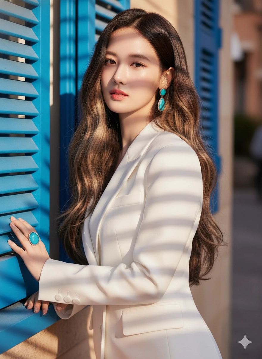 Câu lệnh Gemini tạo ảnh cho nàng yêu thích màu trắng