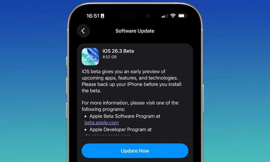 Đừng lên Beta vội, iOS 26.3 bản RC sắp cập bến rồi!