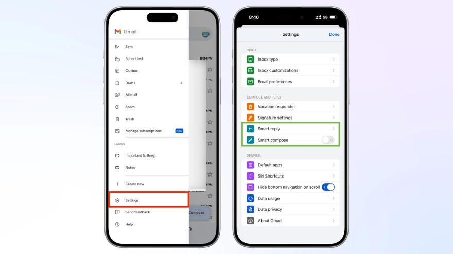 Hướng dẫn tắt toàn bộ tính năng AI trong Gmail