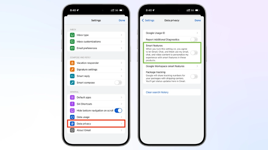Hướng dẫn tắt toàn bộ tính năng AI trong Gmail