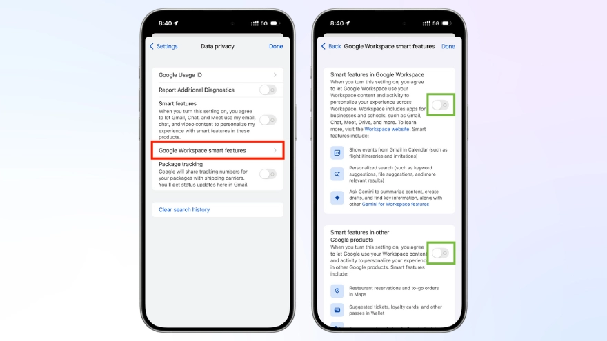 Hướng dẫn tắt toàn bộ tính năng AI trong Gmail