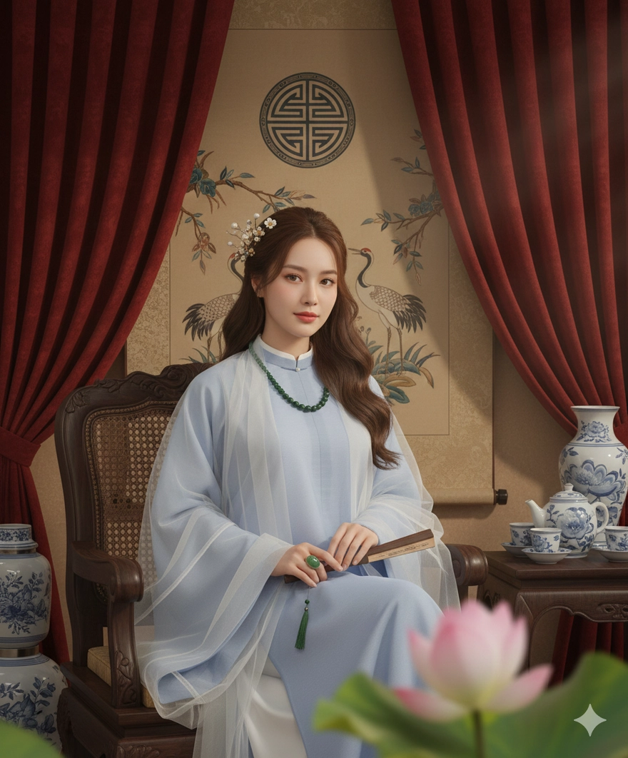 Top 10 mẫu CapCut ghép nhạc áo dài cực cuốn để 