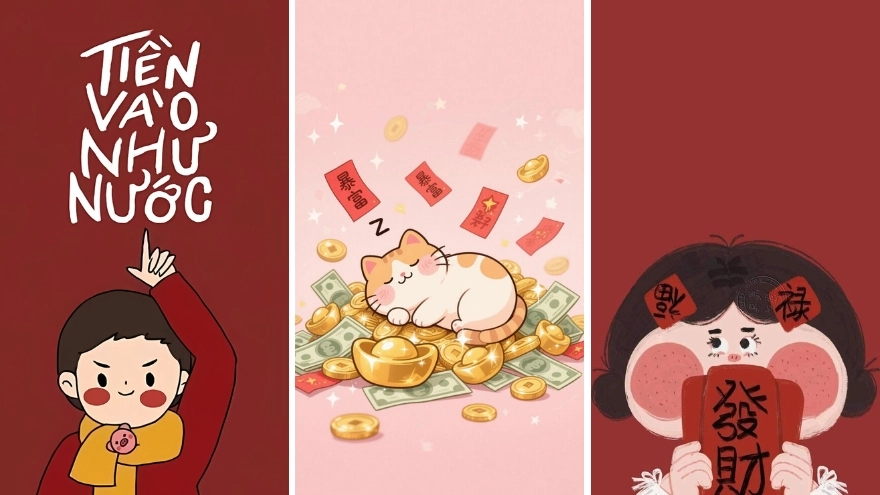 20+ bộ hình nền điện thoại Tết Bính Ngọ 2026 đẹp, may mắn