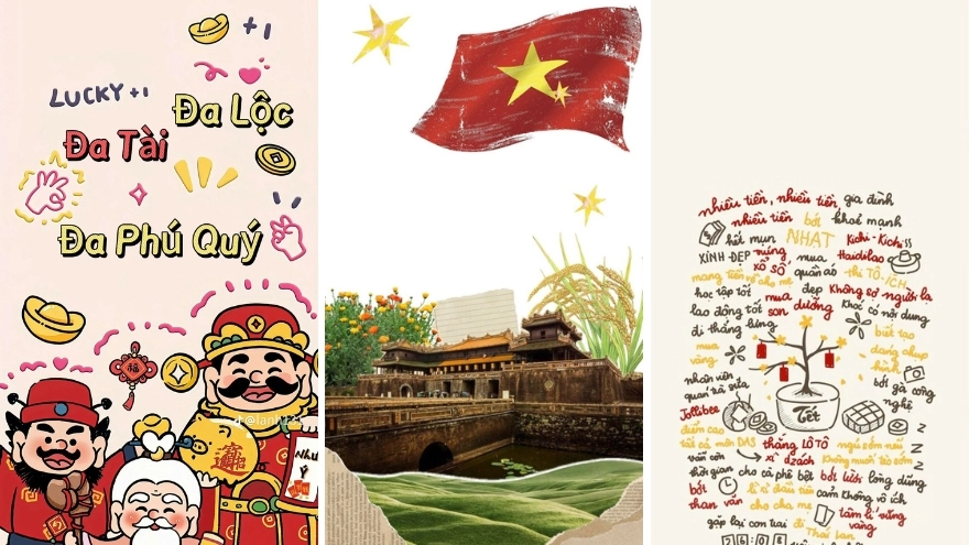 20+ bộ hình nền điện thoại Tết Bính Ngọ 2026 đẹp, may mắn