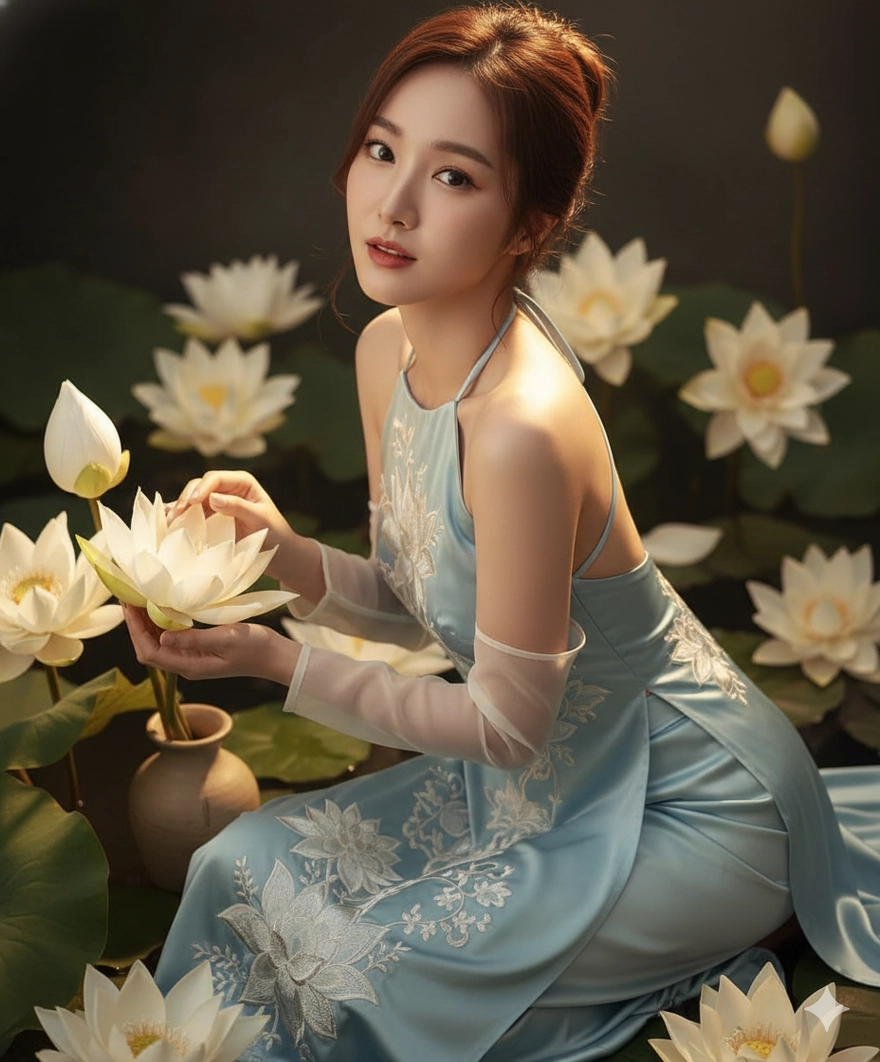 Dùng Gemini AI tạo ảnh mặc yếm giống thật 100% đón Tết!