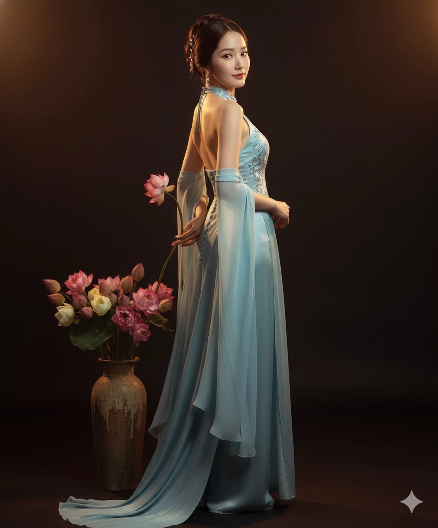 Dùng Gemini AI tạo ảnh mặc yếm giống thật 100% đón Tết!