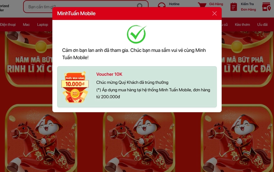 Hái lộc đầu xuân: Tham gia Minigame săn lì xì 500K cực đã