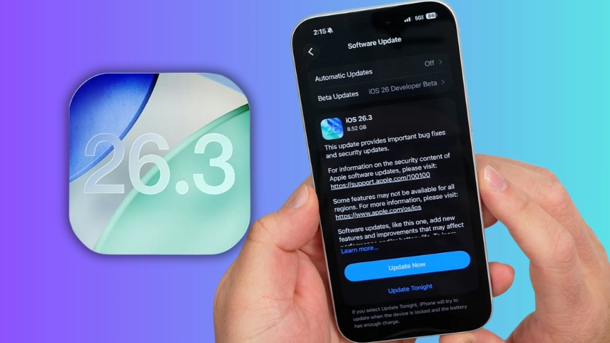So sánh iOS 26.3 RC vs iOS 26.2.1: Khác biệt rõ rệt