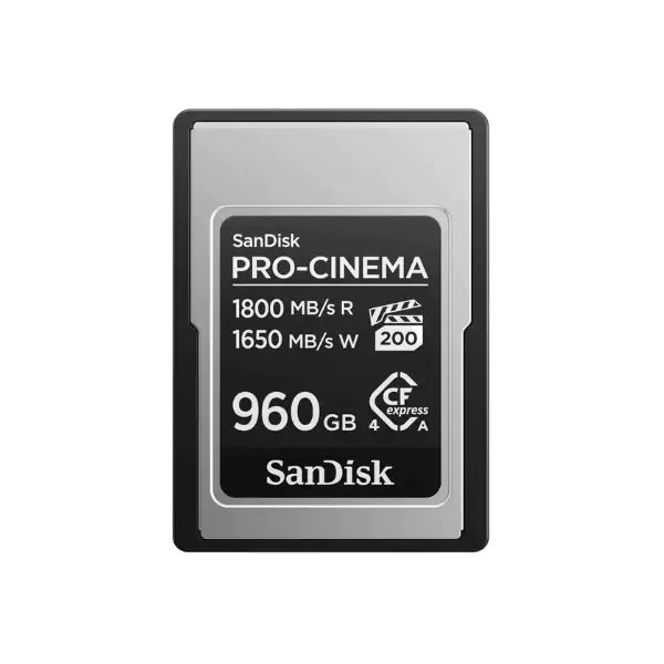 Thẻ nhớ CFexpress Type A SanDisk PRO-CINEMA PCIe-G4 960GB upto 1800MB/s