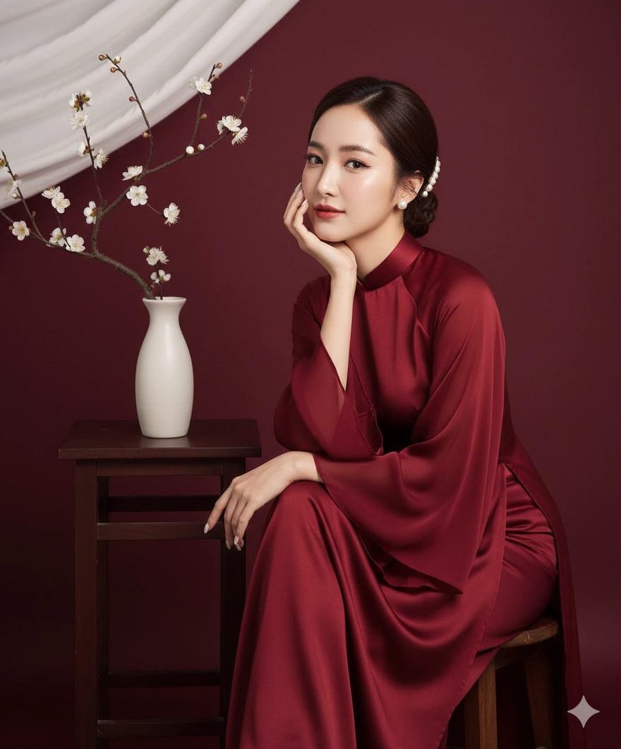 Tổng hợp Prompt Gemini AI tạo ảnh áo dài Tết đẹp như tranh!
