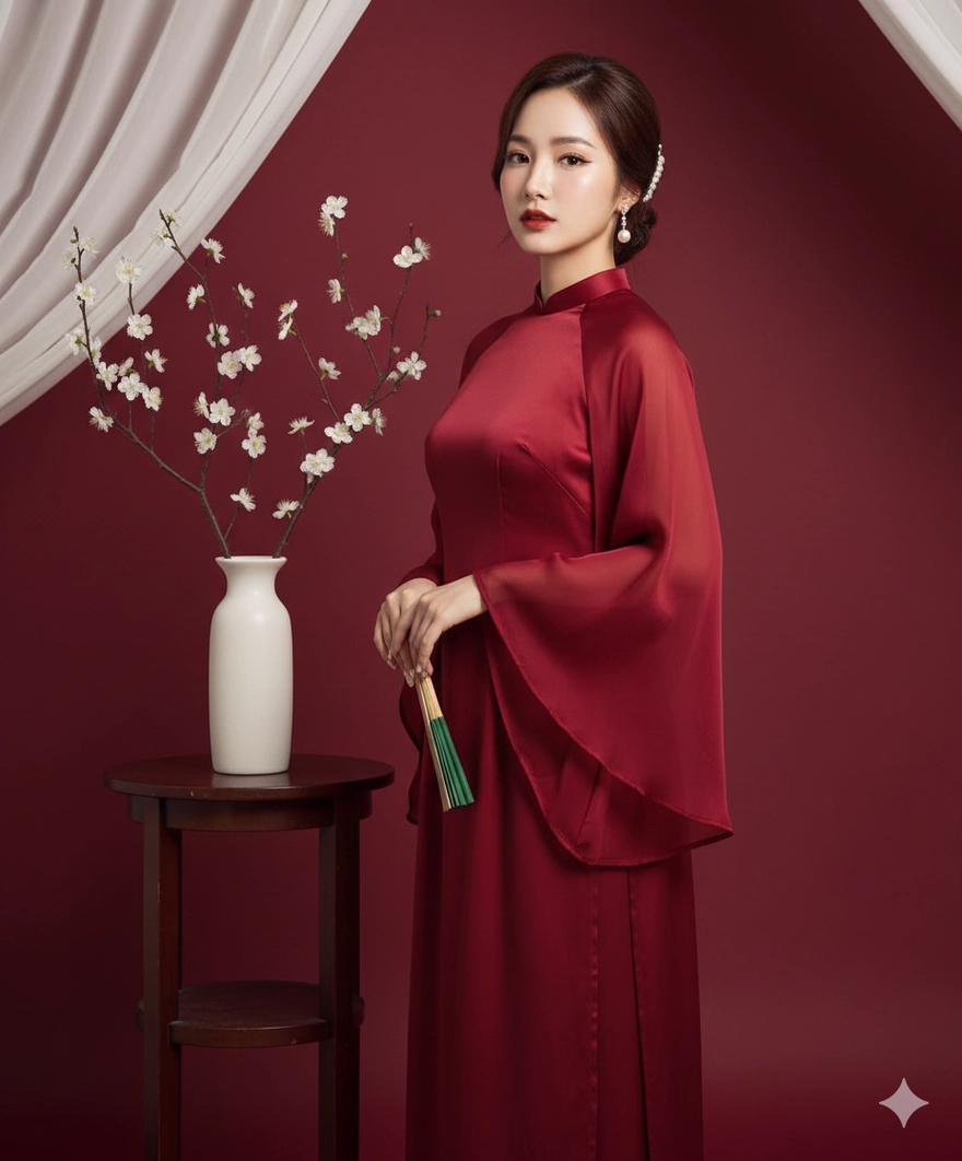 Tổng hợp Prompt Gemini AI tạo ảnh áo dài Tết đẹp như tranh!