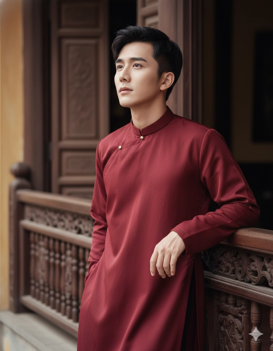 Bí kíp dùng Gemini AI mặc áo dài nam lịch lãm đón Tết 2026