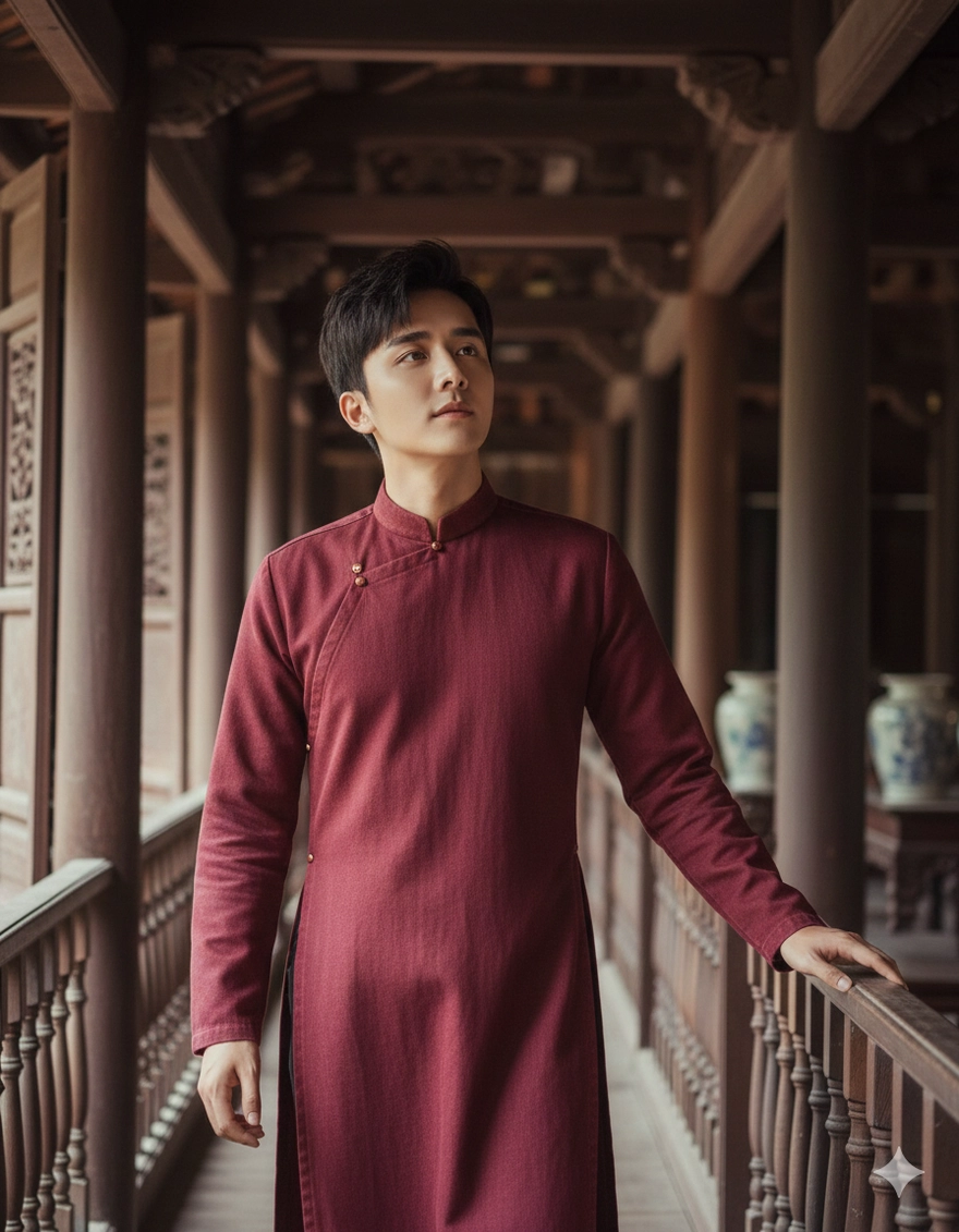 Bí kíp dùng Gemini AI mặc áo dài nam lịch lãm đón Tết 2026