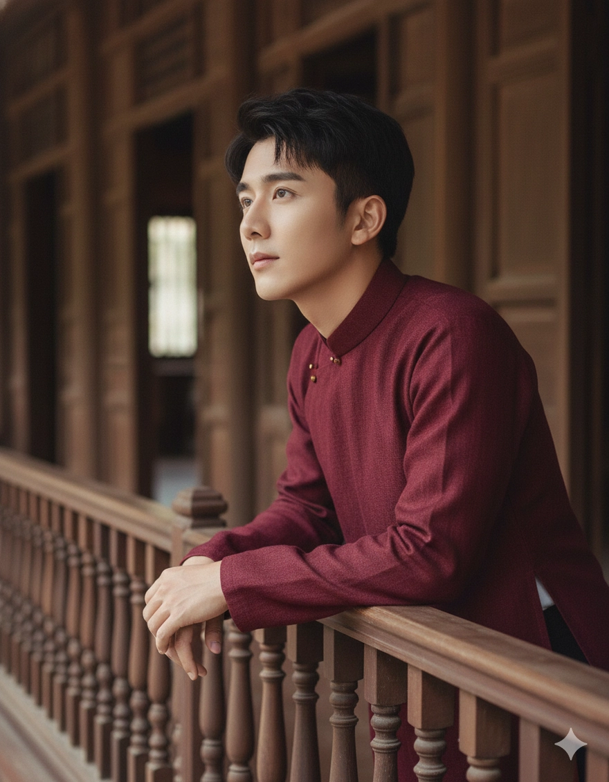 Bí kíp dùng Gemini AI mặc áo dài nam lịch lãm đón Tết 2026