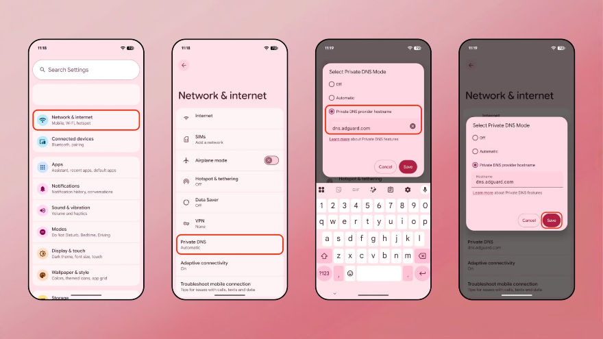 Cách chặn quảng cáo trên Android không cần ứng dụng