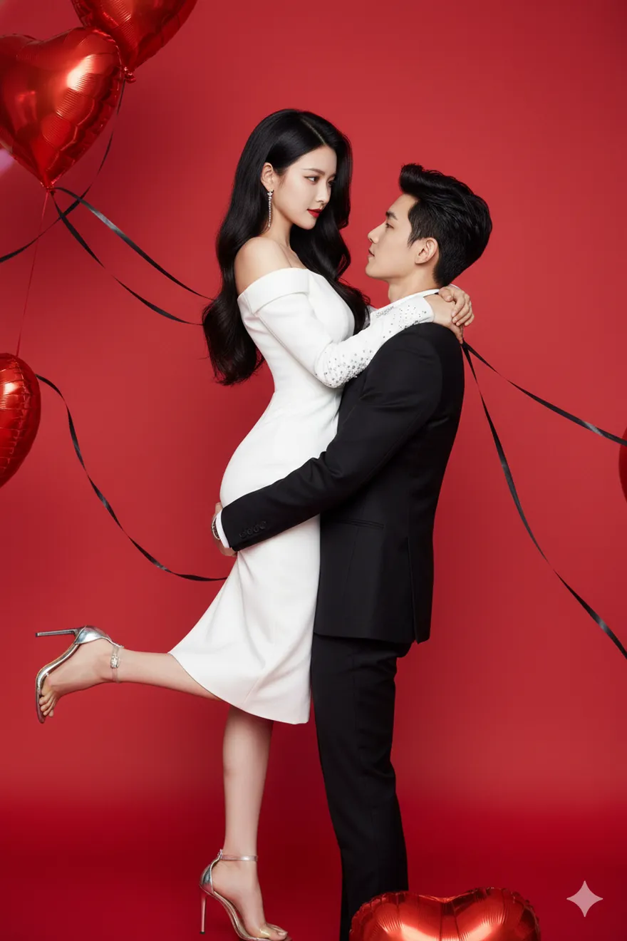 Tạo bộ ảnh Valentine cho couple chỉ với một câu lệnh Gemini