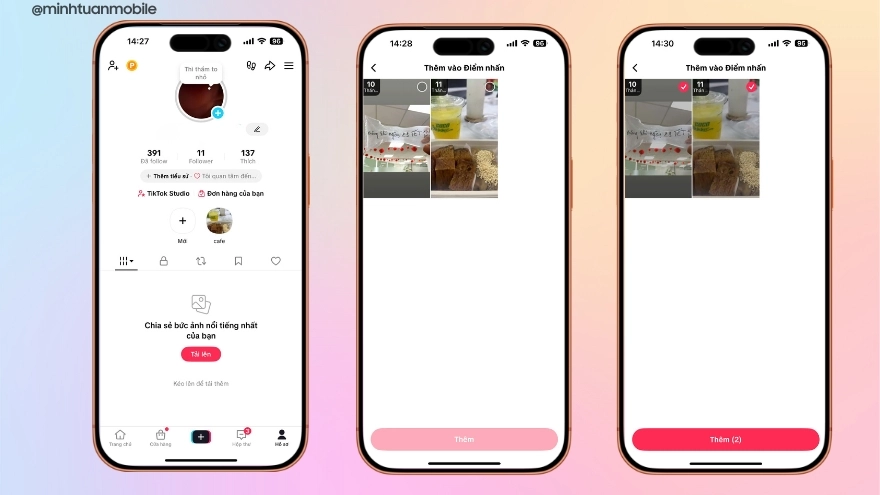 Cách ghim tin nổi bật trên TikTok cá nhân như Facebook