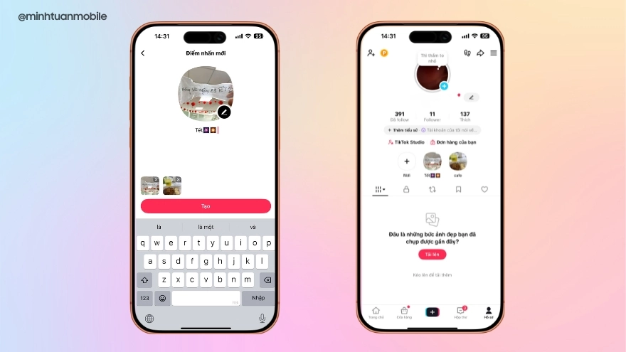 Cách ghim tin nổi bật trên TikTok cá nhân như Facebook