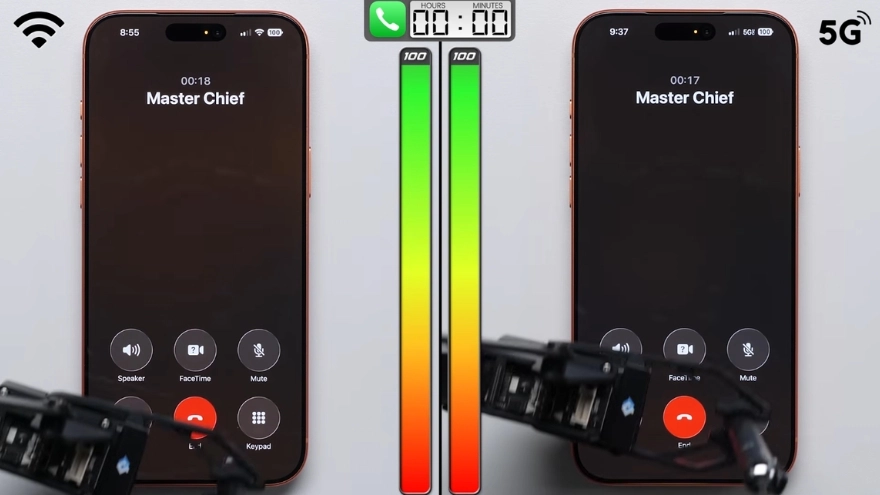 So pin iPhone khi dùng Wi-Fi và 5G: Chênh lệch đáng kể!!