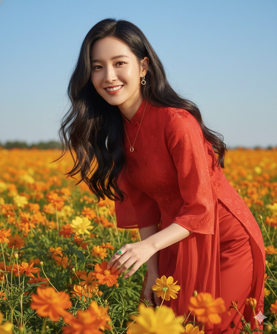 Bí kíp dùng Gemini AI tạo ảnh vườn hoa Tết cực nghệ