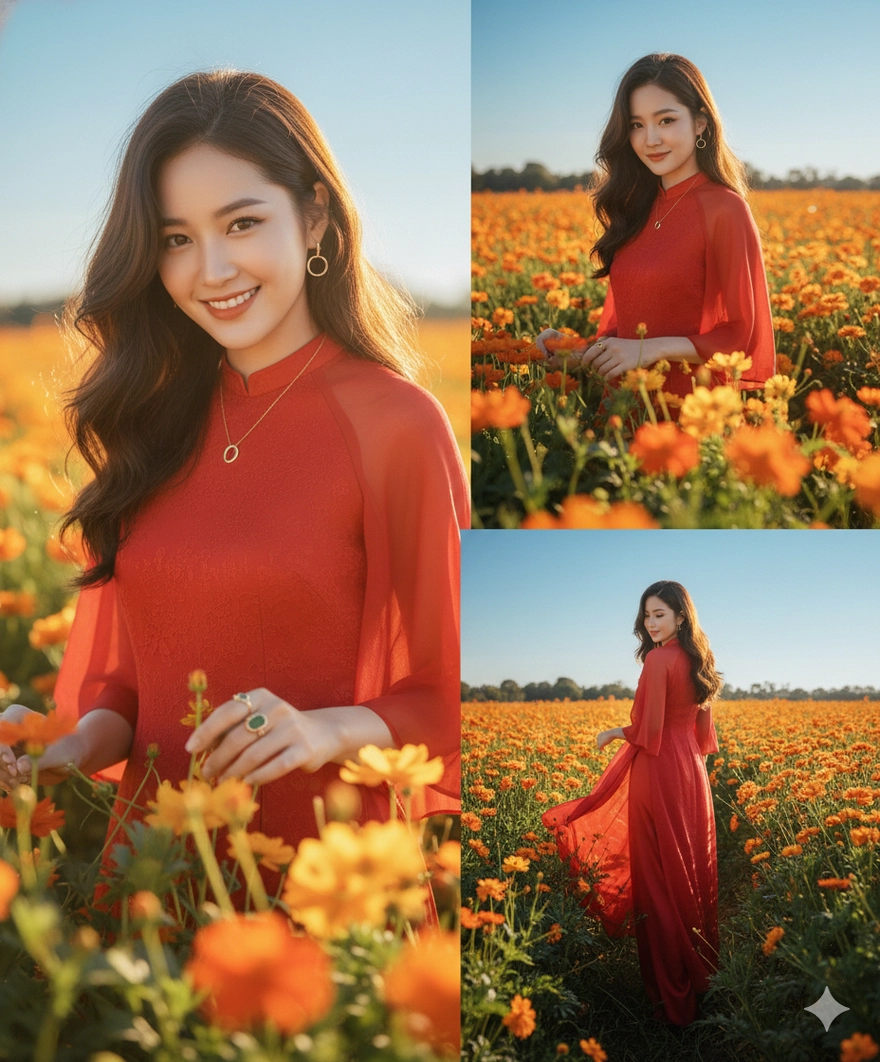 Bí kíp dùng Gemini AI tạo ảnh vườn hoa Tết cực nghệ