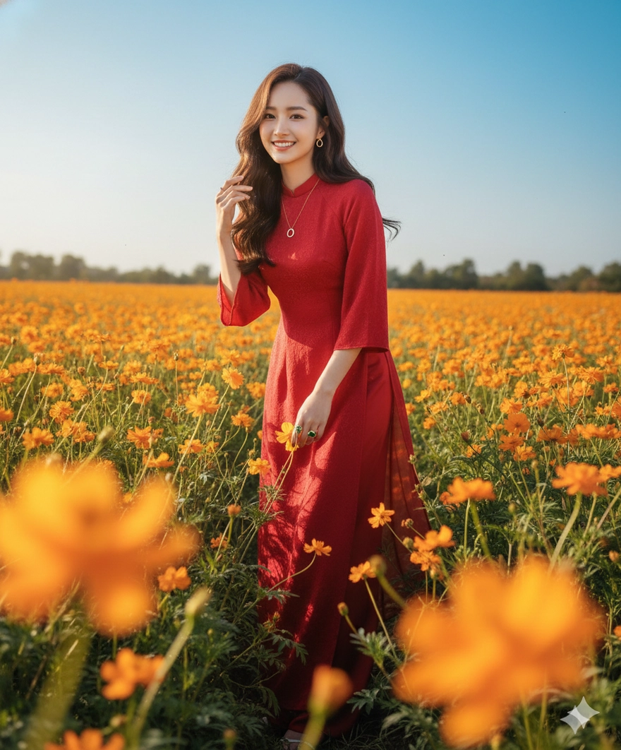 Bí kíp dùng Gemini AI tạo ảnh vườn hoa Tết cực nghệ