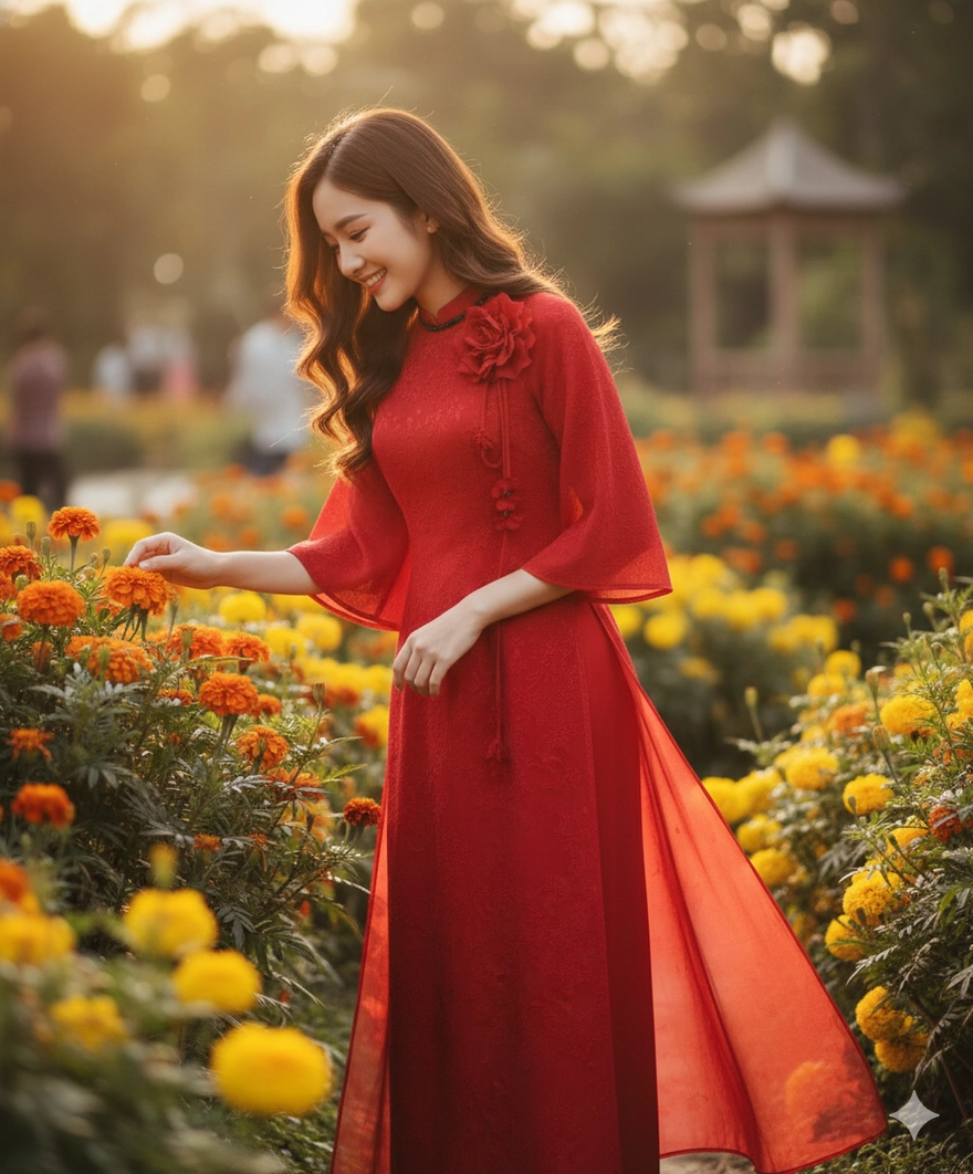 Bí kíp dùng Gemini AI tạo ảnh vườn hoa Tết cực nghệ