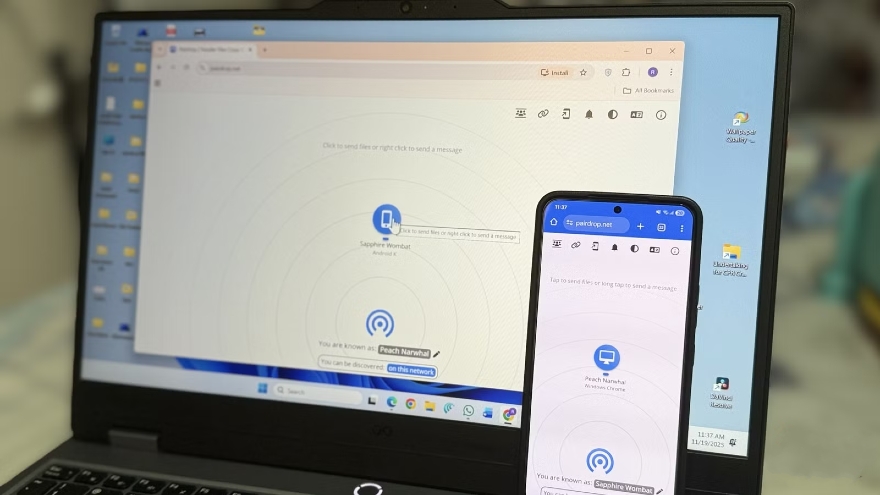 Cách gửi ảnh Tết từ Android sang iPhone