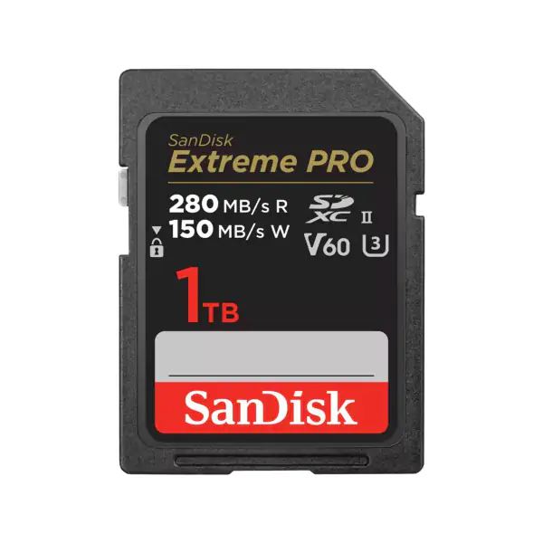 Thẻ nhớ SDXC SanDisk Extreme Pro 1TB V60 U3 UHS-II upto 280MB/s