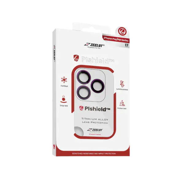 Dán bảo vệ camera iPhone 17 Pro/17 Pro Max Zeelot Pishield