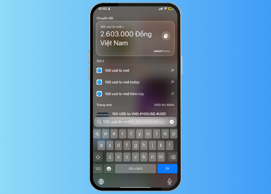 5 tính năng thanh tìm kiếm iPhone cực nhanh ít người biết