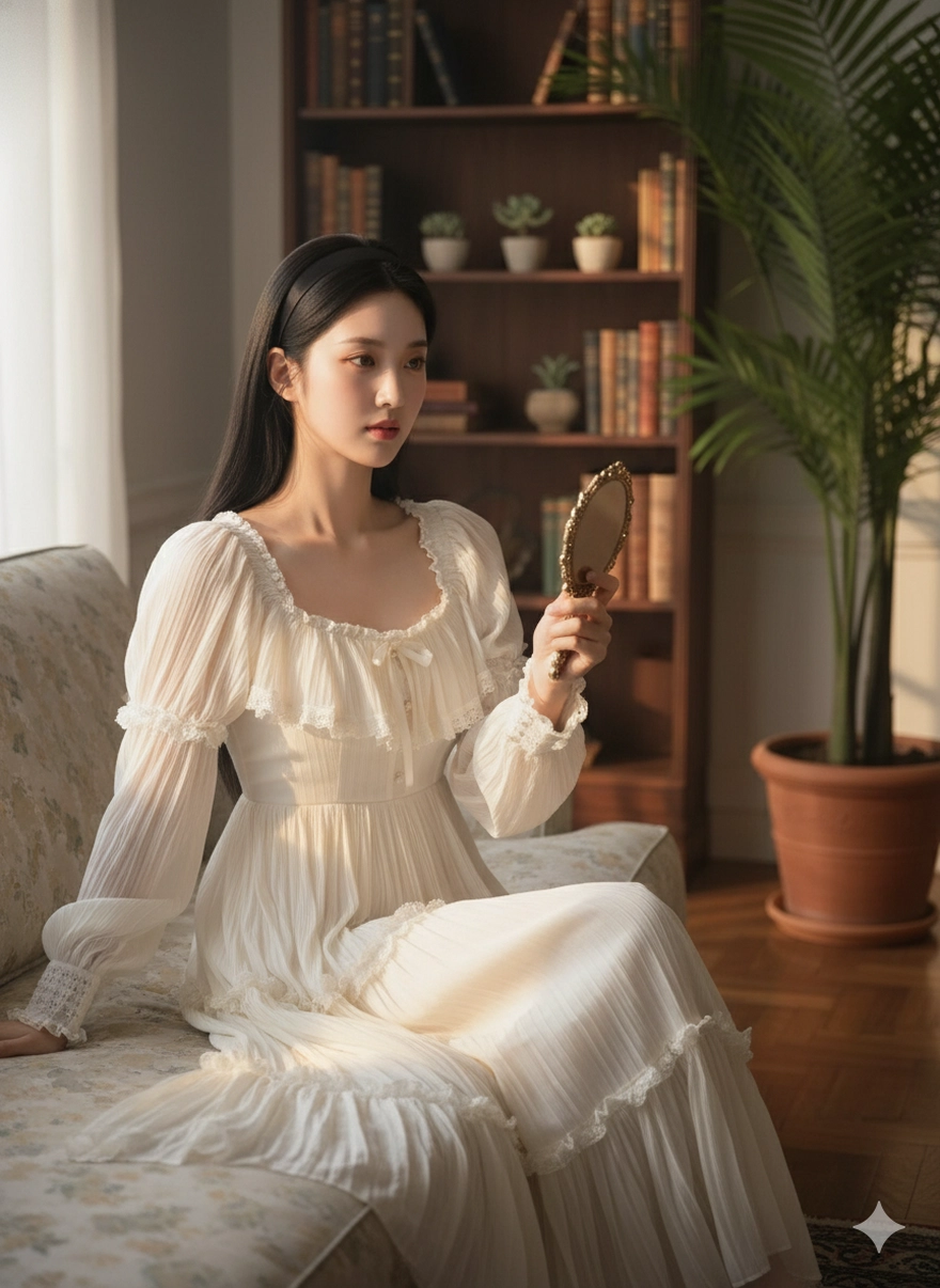 Câu lệnh Gemini tạo ảnh vibe tiểu thư nhẹ nhàng cực đẹp