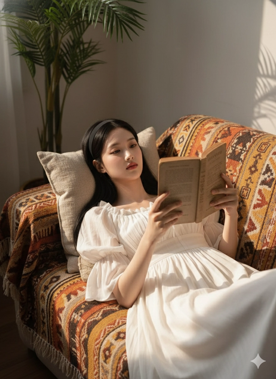 Câu lệnh Gemini tạo ảnh vibe tiểu thư nhẹ nhàng cực đẹp