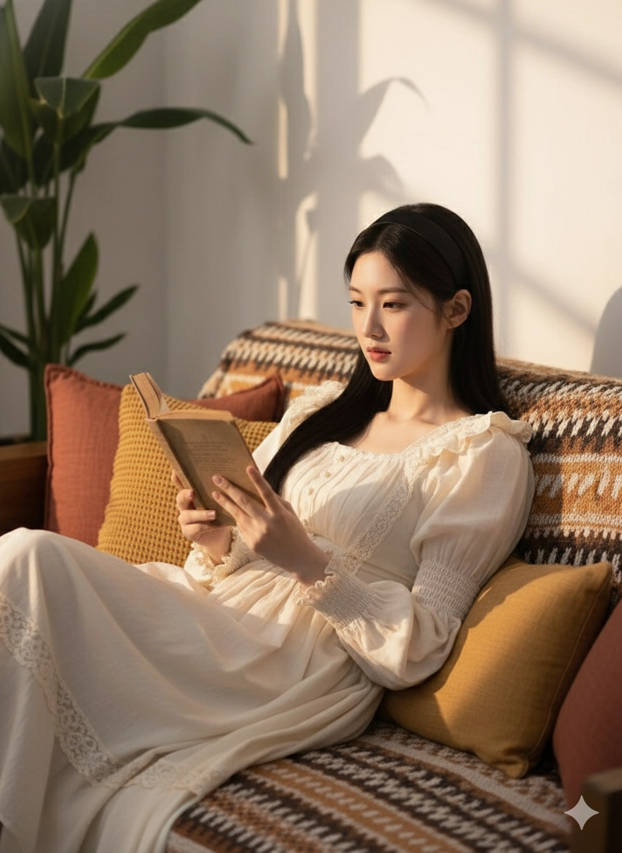 Câu lệnh Gemini tạo ảnh vibe tiểu thư nhẹ nhàng cực đẹp