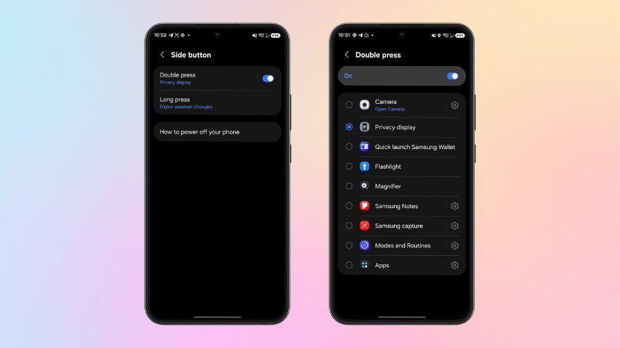 Cách kích hoạt nhanh Màn hình Riêng tư Galaxy S26 Ultra