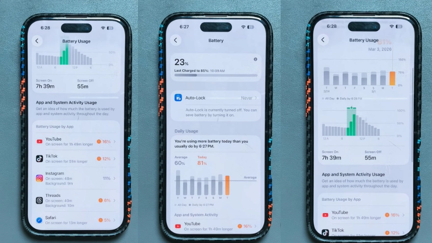 iOS 26.4 Beta 3 mang lại thời lượng pin ấn tượng gần 8 giờ sử dụng cùng loạt bản vá lỗi Gmail và thông báo quan trọng cho iPhone.
