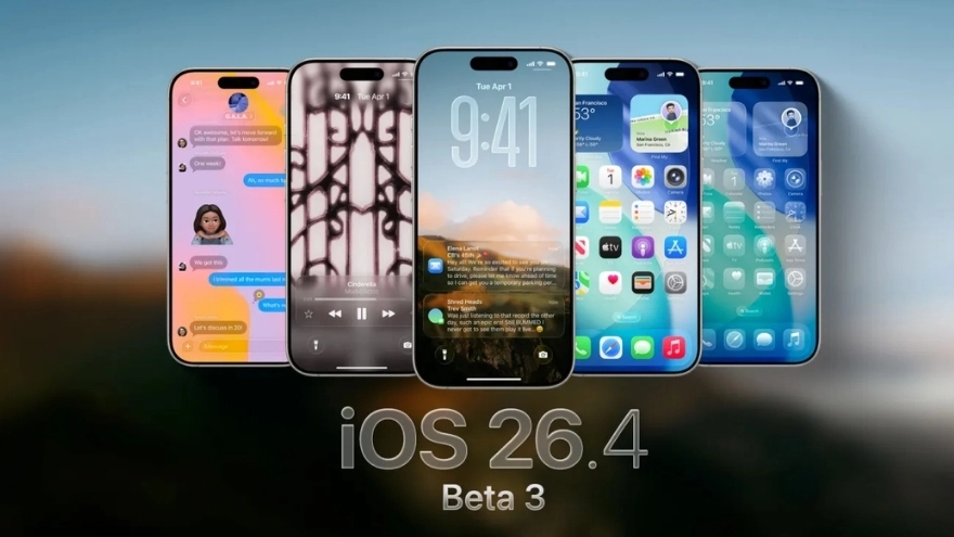 Apple ra mắt iOS 26.4 Beta 3 thứ hai: Chưa rõ mục đích