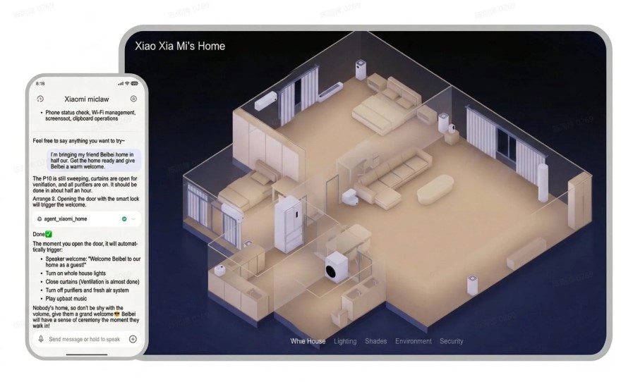 Xiaomi ra mắt trợ lý AI Miclaw với bộ nhớ 20 bước
