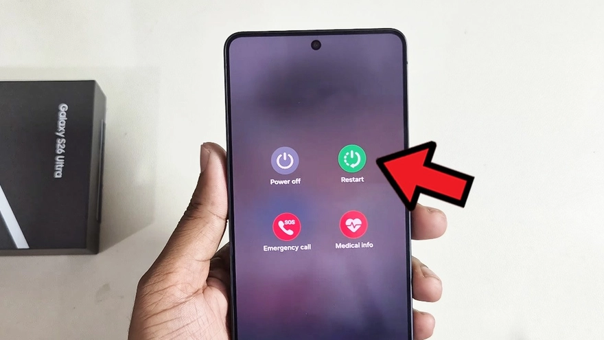 Galaxy S26 có thể tự khởi động lại sau 72 giờ không dùng máy