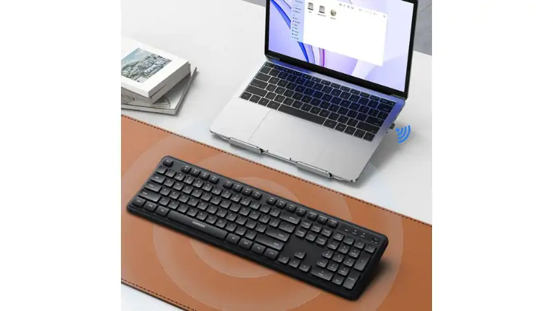 Bàn phím không dây Ugreen K331 với kết nối USB 2.4Ghz