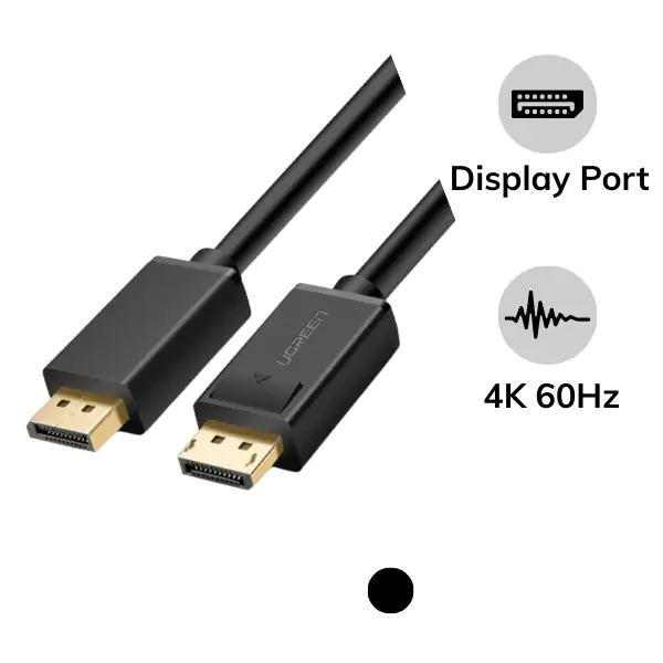Cáp DP DisplayPort 2 đầu đực Ugreen DP102 có độ phân giải 4k
