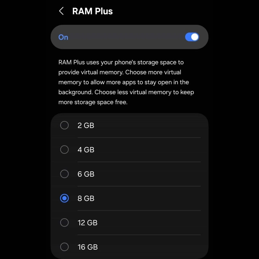 Sự thật về Galaxy S26 Ultra có thêm “bộ nhớ ảo” tới 16GB