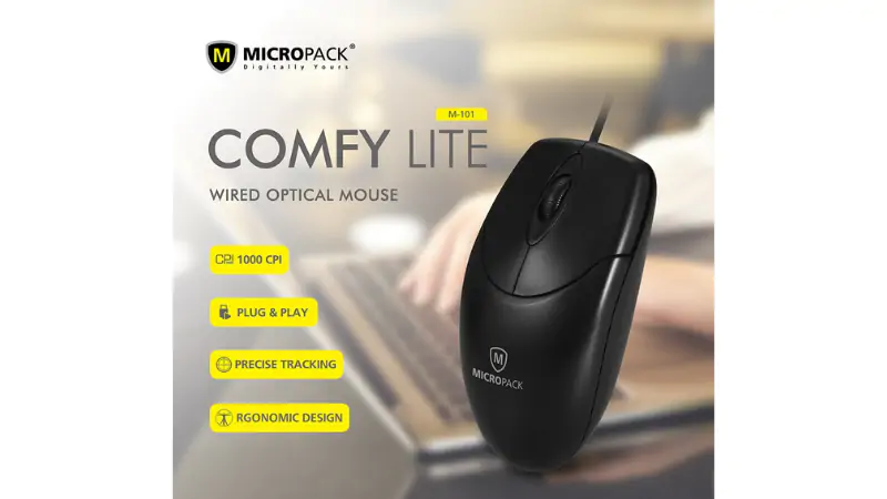 Lí do nên chọn chuột có dây MicroPack Optical Wired Mouse M-101