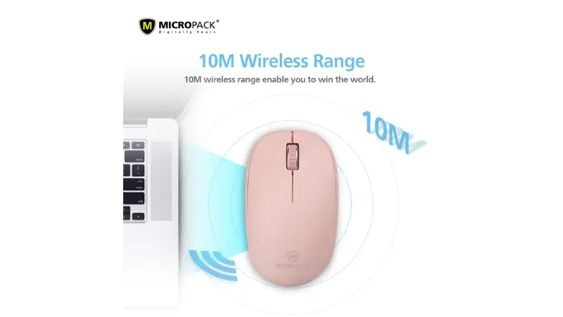Công nghệ kết nối không dây chuột không dây MicroPack RF2.4G Optical MP-716W