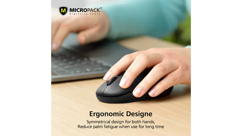 Thiết kế của chuột không dây MicroPack RF2.4G Silent MP-712W