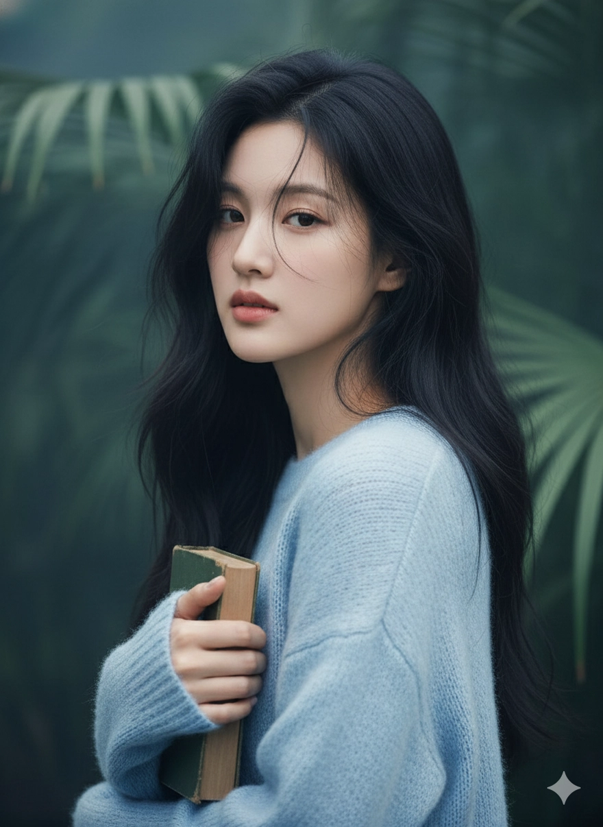 Câu lệnh Gemini tạo ảnh thiếu nữ thanh xuân trong veo